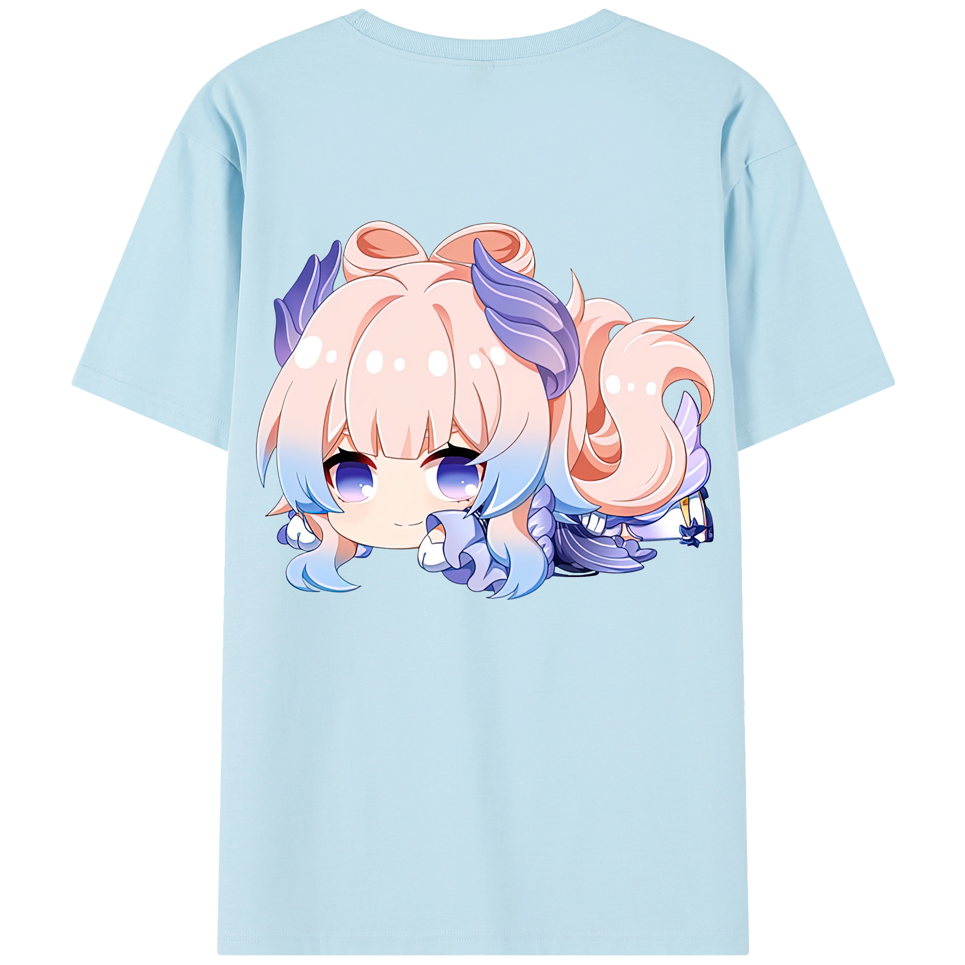 げんし神 珊瑚宮心海 サンゴノミヤ・ココミ genshin Sangonomiya Kokomi 綿100％半袖Tシャツ（背面プリント）